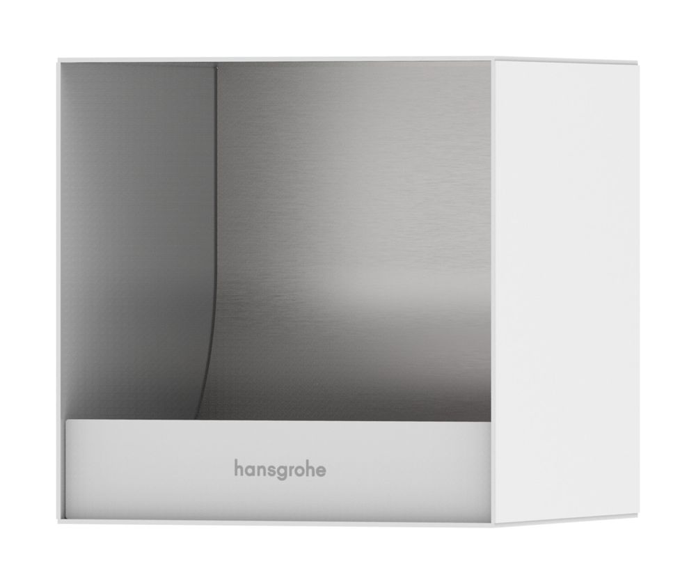 https://raleo.de:443/files/img/11eeea3d7a8c171092906bba4399b90c/size_l/Hansgrohe-HG-XtraStoris-Original-Einbau-Toilettenpapierhalter-150-150-140-Mattweiss-56065700 gallery number 1